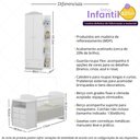 Ver imagem 7 de Berço Cômoda com Guarda-roupa 2 Portas 1 Gaveta Multimóveis Mp4347 Branco/colorido