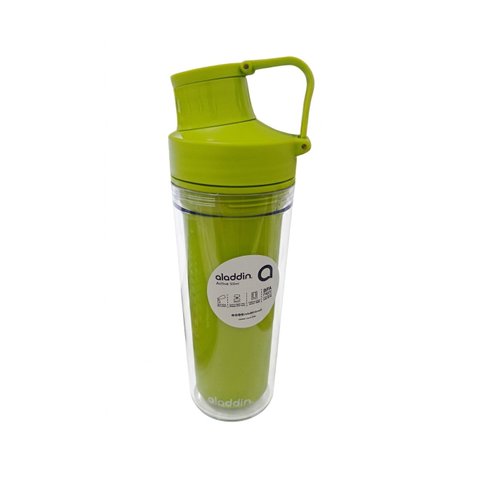 Garrafa Aladdin Active 500ml Parede Dupla Academia - Verde Limão