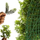 Ver imagem 4 de 18 Painel de Folhas Artificiais Luxo com Volume 3D para Jardim Vertical e Decoração