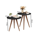 Ver imagem 6 de Conjunto de Mesa Lateral e Mesa de Apoio Star - Preto