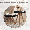 Ver imagem 4 de Conjunto de Mesa Lateral e Mesa de Apoio Star - Preto
