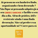 Ver imagem 7 de Cabide 2 Ganchos Rosas de Ferro - Suporte Duplo:rosa