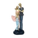 Ver imagem 1 de Estatueta Decorativa Família com Filho Gesso Colorida