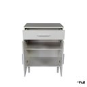 Ver imagem 7 de Balcão Armário Organizador Microondas Simples Cozinha Branco