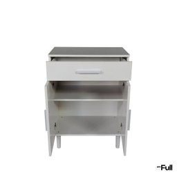 Balcão Armário Organizador Microondas Simples Cozinha Branco - 7