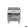 Balcão Armário Organizador Microondas Simples Cozinha Branco - 7