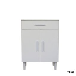 Balcão Armário Organizador Microondas Simples Cozinha Branco - 6
