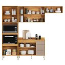 Ver imagem 2 de Cozinha Modulada Plena 4 Peças Torre Quente Cinamon Nude Prime Tx - Demóbile