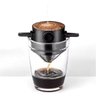 Mini Coador Café Portátil Aço Inox Reutilizável para Xícara Prático Leve Ecológico Design Moderno Ab - 5