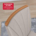 Ver mais imagens de Conjunto Sala de Jantar Mesa Easy Tower 170x90cm Mdf/vidro com 6 Cad Armoni Linho Cinza Amendoa/off