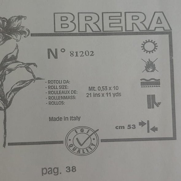 Papel de Parede importado Italiano - Coleção Brera - 81202 - Bronze e Bege - 3