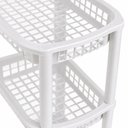 Ver imagem 4 de Prateleira Organizador 4 Andares Fruteira Chao Estante Porta Brinquedos Multiuso Modular Lavanderia 