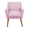 Poltrona Decorativa Cecília - Rosa Bebê - Renascer Decor - 2