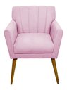 Ver imagem 2 de Poltrona Decorativa Cecília - Rosa Bebê - Renascer Decor