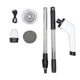 Escova de Limpeza Eletrica Potente 25W Giratoria Sem Fio Regarregavel Esfregao Limpeza Azulejo Chao  - 4