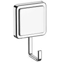 Ver imagem 1 de Cabide Gancho Porta Toalha Multiuso Fixaçao Adesivo Cromado Future 185