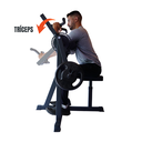 Ver imagem 6 de Máquina Scott Articulada Regulável Bíceps e Tríceps Yangfit