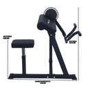 Ver imagem 4 de Máquina Scott Articulada Regulável Bíceps e Tríceps Yangfit