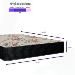 Colchão Solteiro Yescasa D45 Dublin 78x188x20 - 4