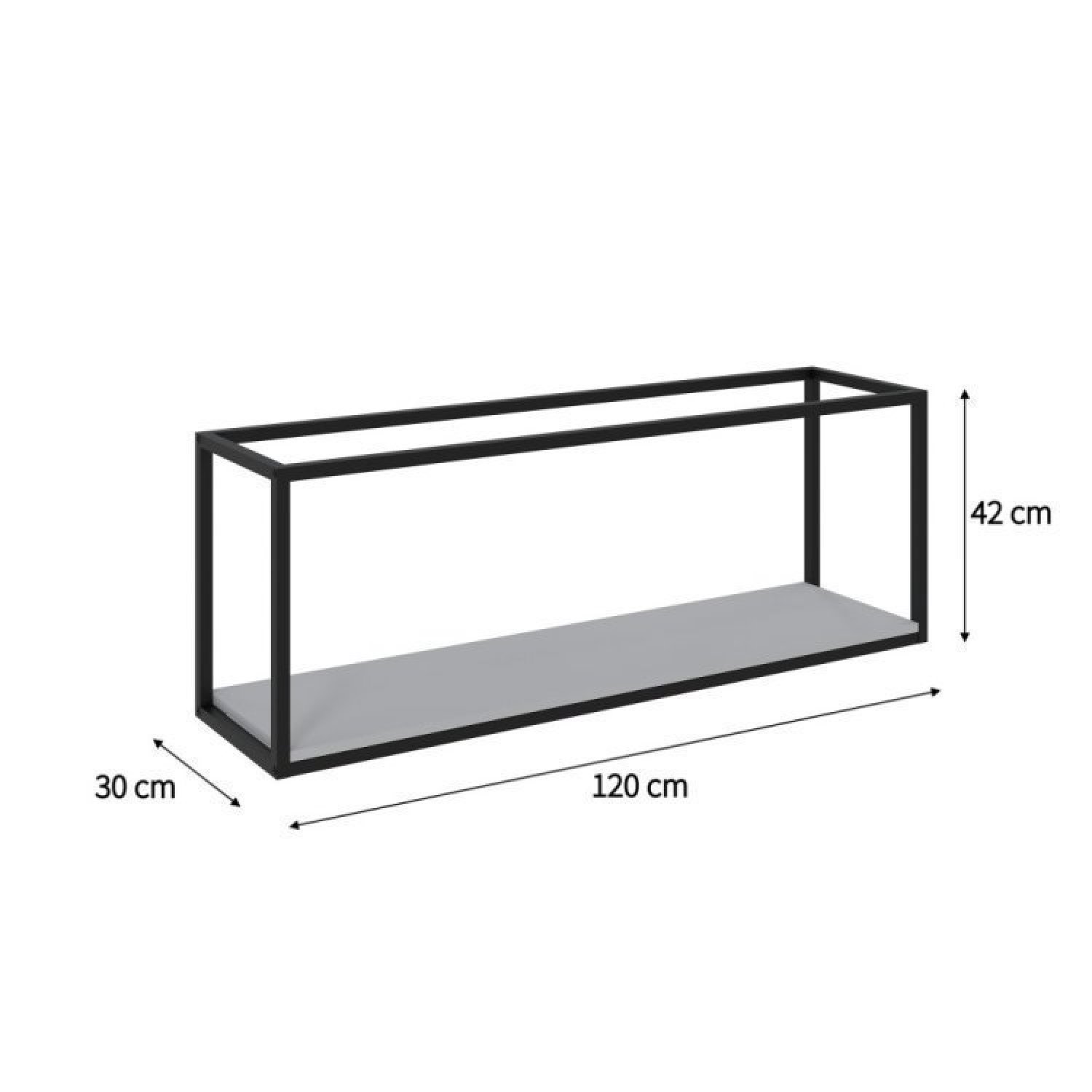 Conjunto Rack para TV até 50 Polegadas Estante 5 Prateleiras Estilo Industrial Active Yescasa - 8