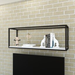 Estante para TV até 50 Polegadas Estante 5 Prateleiras Estilo Industrial Active Yescasa - 8 Estante para TV até 50 Polegadas Estante 5 Prateleiras Estilo Industrial Active Yescasa - 8