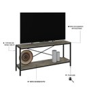 Ver imagem 7 de Estante para TV até 50 Polegadas 187CMX285CM 5 Prateleiras Estilo Industrial Active Yescasa Marrom