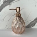 Ver imagem 2 de Decoração lavabo porta sabonete rose gold luxo de cerâmica