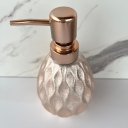 Ver imagem 4 de Decoração lavabo porta sabonete rose gold luxo de cerâmica