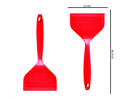 Ver imagem 1 de Duas Espátula Larga Cabo Maciço 25,8cm em Silicone Vermelho Unyhome.