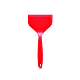 Duas Espátula Larga Cabo Maciço 25,8cm em Silicone Vermelho Unyhome. - 2