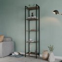 Ver imagem 2 de Estante para TV até 50 Polegadas Estante 5 Prateleiras Estilo Industrial Active Yescasa