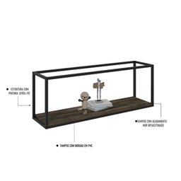 Estante para TV até 50 Polegadas Estante 5 Prateleiras Estilo Industrial Active Yescasa - 9