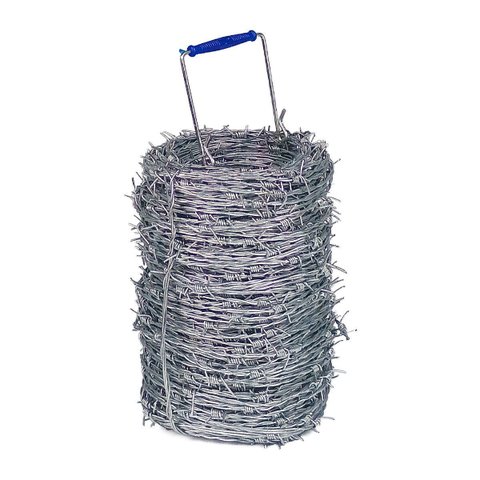 Arame Farpado para Cerca Rural Wagyu 100 Metros Aço Galvanizado 1.6mm Resistência 250kgf
