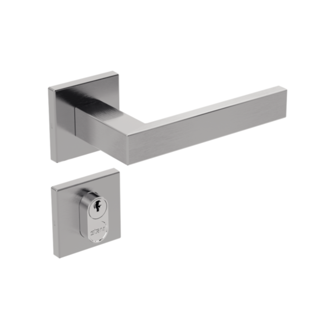 Fechadura Externa 1x/290 Maq40 Rq1 Inox Escovado - 1