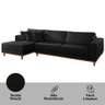 Sofá Cronos 03 Metros Chaise Lado Esquerdo Meu Sofá Online - 3
