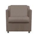 Ver imagem 2 de Kit 2 Poltronas Decorativa Tilla Suede Capuccino Twdecora