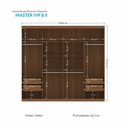 Ver imagem 5 de Guarda Roupa Casal 8 Portas 4 Gavetas Master Vip
