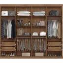 Ver imagem 3 de Guarda Roupa Casal 8 Portas 4 Gavetas Master Vip