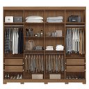 Ver imagem 3 de Guarda Roupa Casal 8 Portas 4 Gavetas Master Vip com Pés