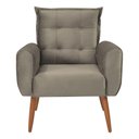 Ver imagem 4 de Jogo de Poltronas Decorativas Park Veludo Cappuccino