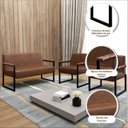 Ver imagem 5 de Kit Sofá 2 Lugares e 2 Poltronas Niterói