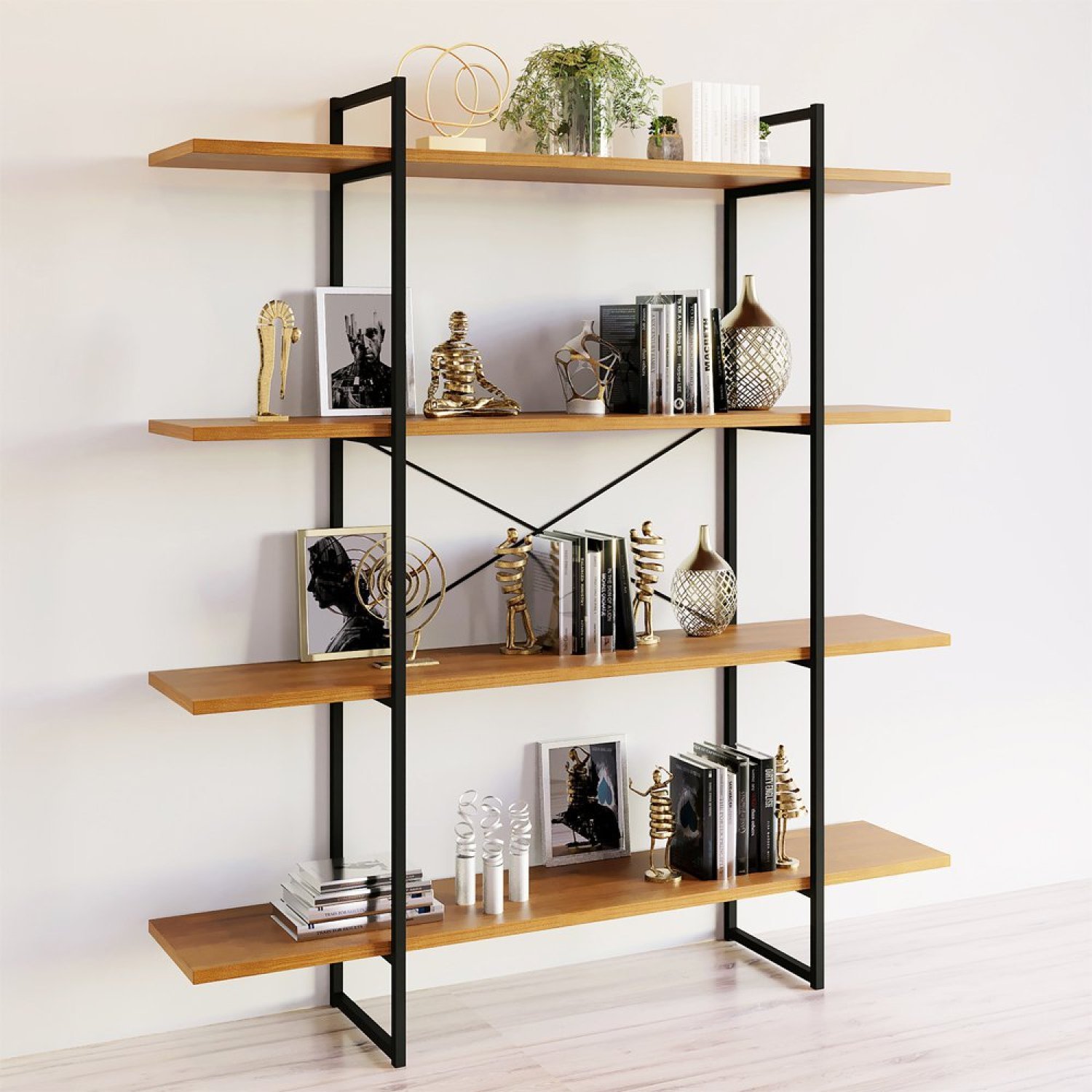 Estante 4 Prateleiras Industrial 170cmx150cm Málaga - 1