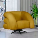 Ver imagem 2 de Kit 2 Poltrona Decorativa Micheli Giratória e Balanço Veludo