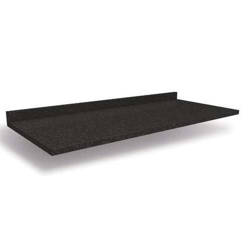 Módulo Cozinha Kappesberg Lótus Tampo p/ Balcão S515 120cm Preto Brilho
