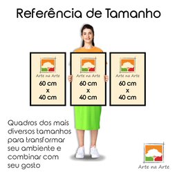 Quadros Decorativos Textura CX Alta 40x60 Chevron Cores 3 Un - Cor Amarelo Moldura Madeira - 7