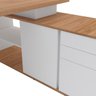 Mesa para Escritório Diretor em L 3 Gavetas 1 Porta Spring Yescasa - 12