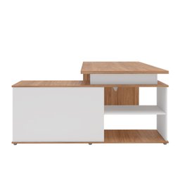 Mesa para Escritório Diretor em L 3 Gavetas 1 Porta Spring Yescasa - 9