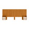 Cabeceira Extensível para Cama Solteiro/Casal/Queen/King Ripada 100% MDF  - 3