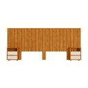 Ver imagem 3 de Cabeceira Extensível para Cama Solteiro/Casal/Queen/King Ripada 100% MDF