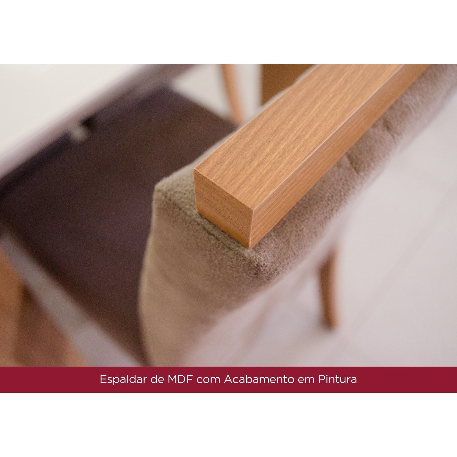 Conjunto Sala de Jantar Tampo Mdf/Vidro 6 Cadeiras Nola - 10